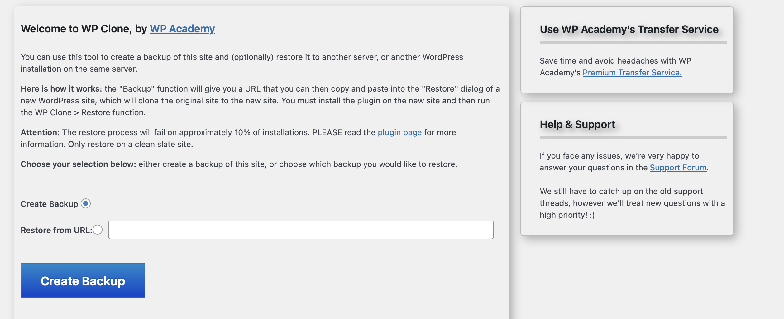 WordPress Clone screenshot Image: WordPress Clone screenshot