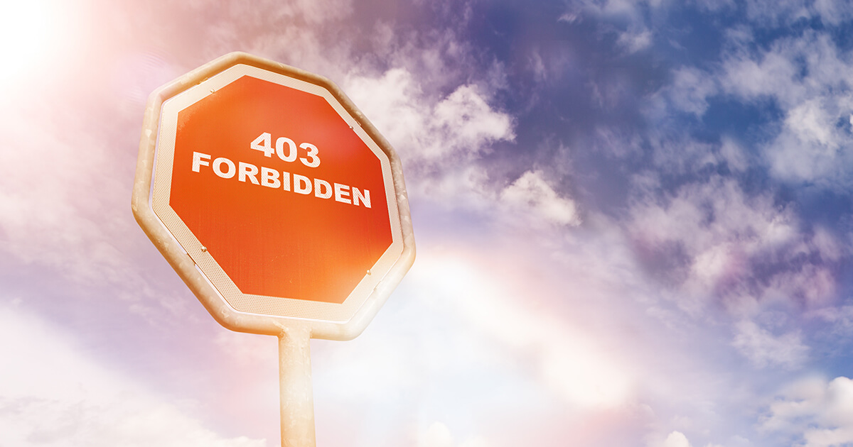 HTTP 403 Forbidden | What is Error 403 and how do I fix it?
