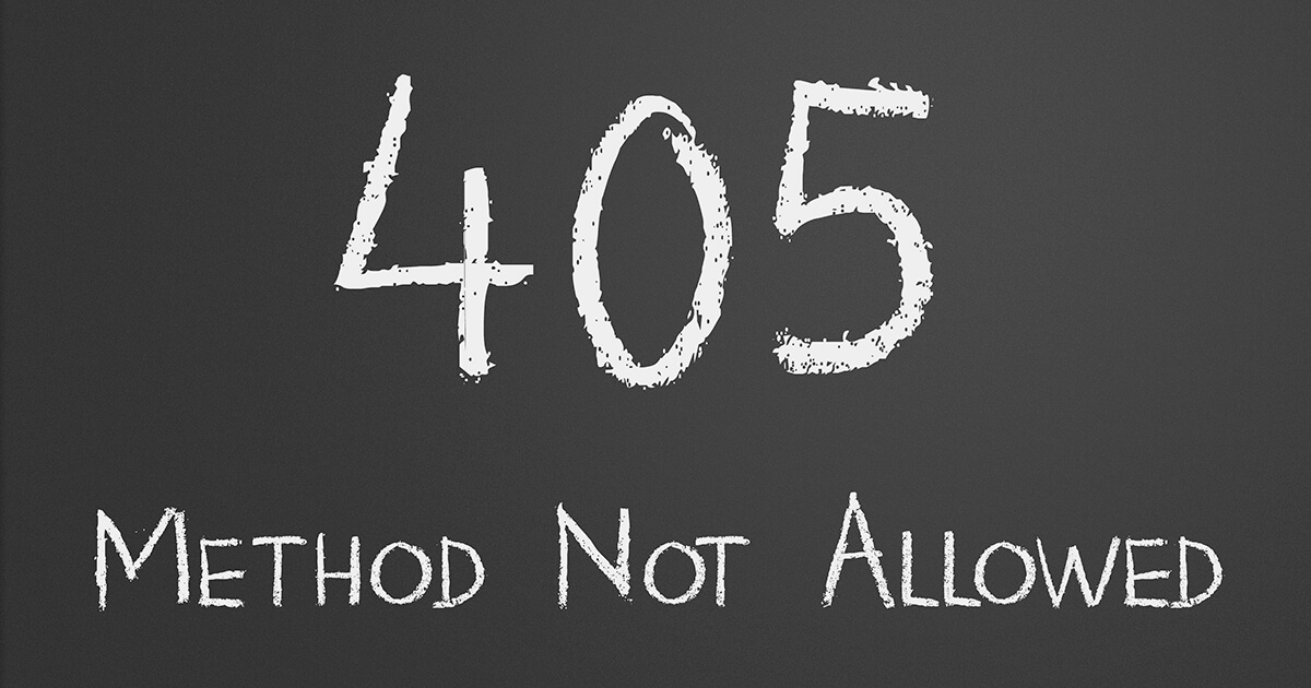 Http Error 405 Method Not Allowed Explanation And Solutions 1 1 Ionos - 