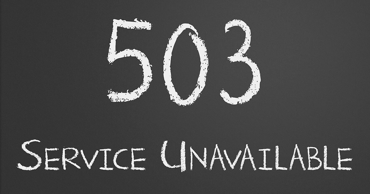 HTTP 503 (Service Unavailable): meaning and troubleshooting