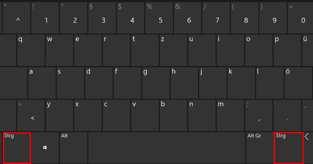 The Ctrl key: explanation and important shortcuts