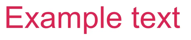 Color formatting with the color property Color formatting with the color property