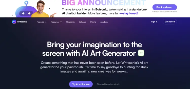 PhotoSonic homepage PhotoSonic homepage