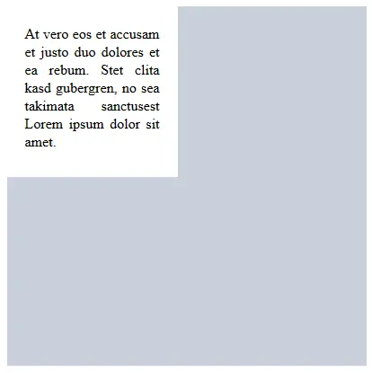 Content box with padding Content box with padding