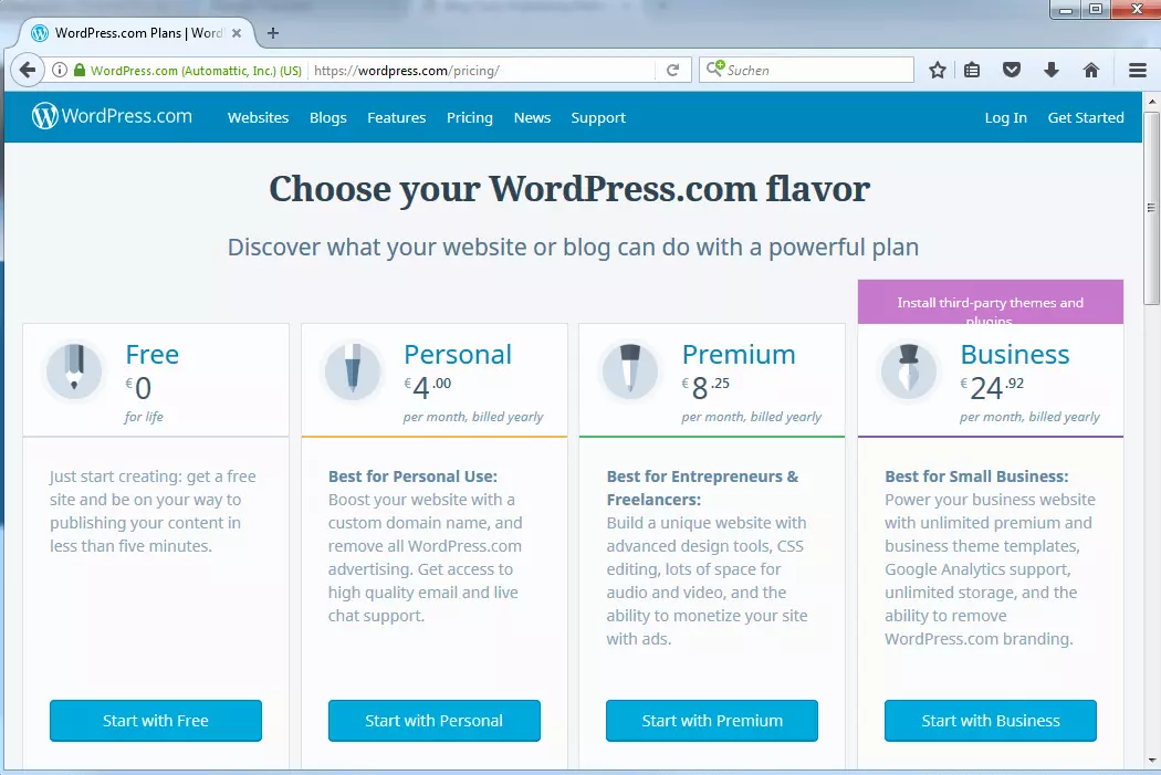 Image: Creating a WordPress blog
