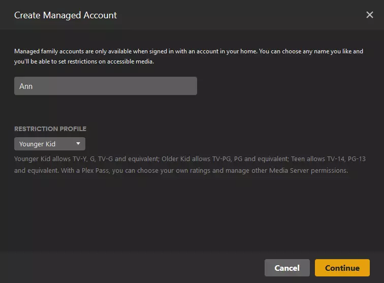 Plex server: Create other user accounts and set up age limits Plex server: Create other user accounts and set up age limits