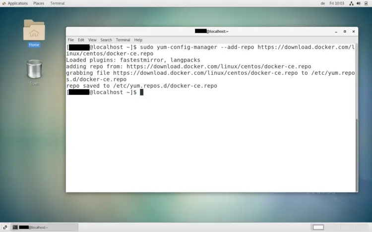Display once repository has been added Display once repository has been added