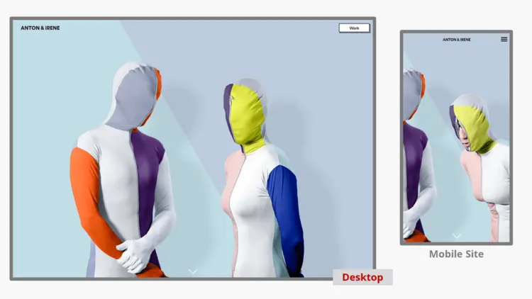 Designer website antoineandirene.com with the parallax effect Designer website antoineandirene.com with the parallax effect
