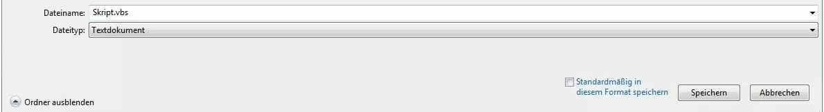 Image: Save menu in WordPad