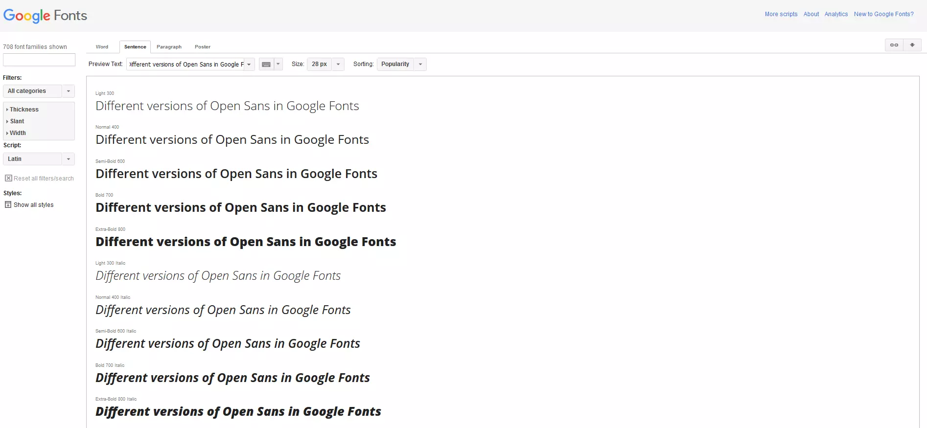Image: Open Sans: Responsive web font