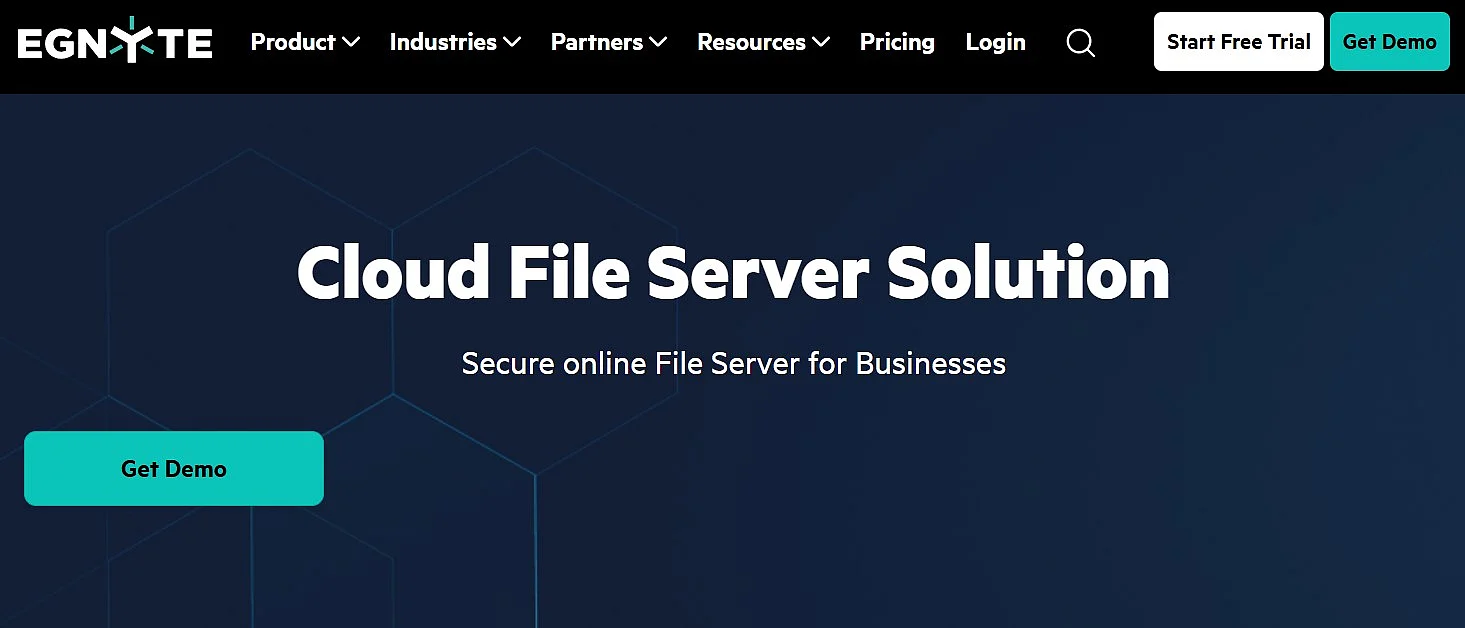 Cloud storage Egnyte Image: Cloud storage Egnyte