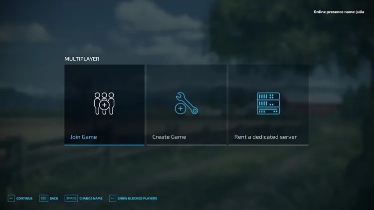 FS 22 multiplayer: Join game FS 22 multiplayer: Join game