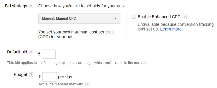 Example of campaign optimization with Google Ads Example of campaign optimization with Google Ads