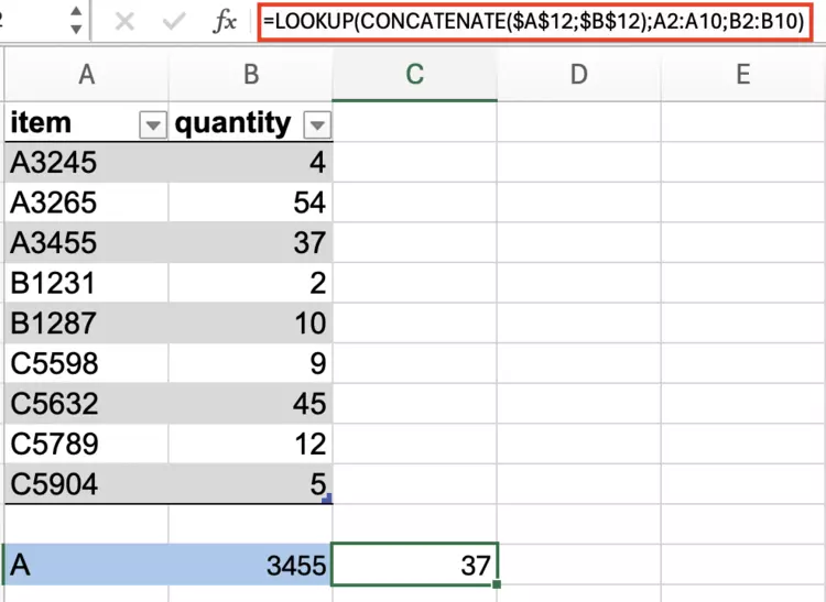 LOOKUP in Excel: Combining LOOKUP with CONCATENATE LOOKUP in Excel: Combining LOOKUP with CONCATENATE