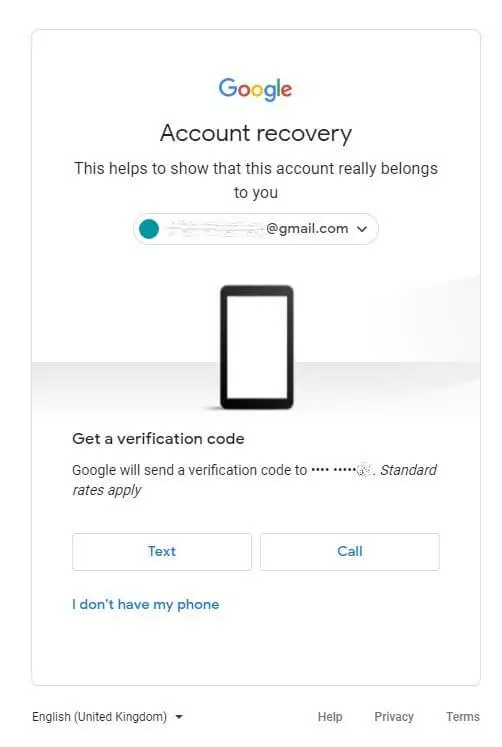 Image: Resetting your password