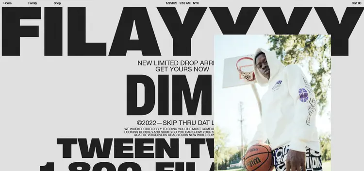 Screenshot of the website “Filayyyy” Screenshot of the website “Filayyyy”