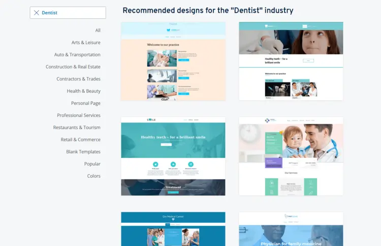 IONOS templates for beauty, wellness, health, and dentistry IONOS templates for beauty, wellness, health, and dentistry