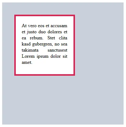 Content box with padding, border, and margin Content box with padding, border, and margin