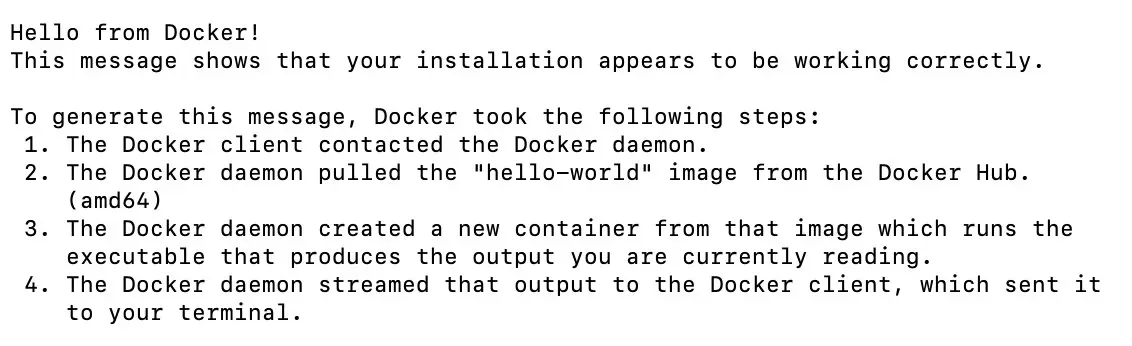 Docker Hello World Image: Docker Hello World