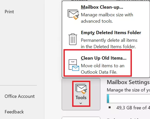 Microsoft Outlook: Options for clearing up Outlook Microsoft Outlook: Options for clearing up Outlook