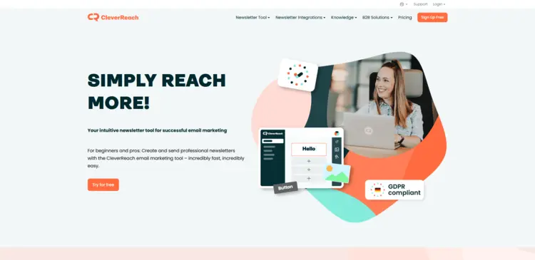 CleverReach website CleverReach website