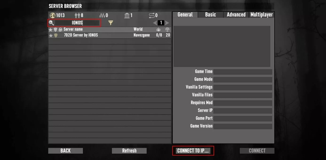 Image: 7 Days to Die: Server Browser