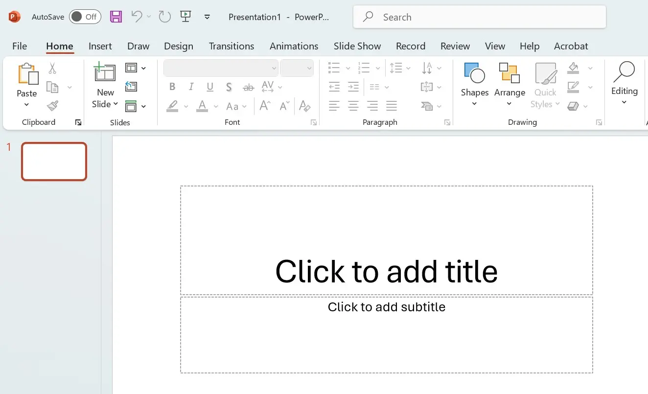 Image: Screenshot of PowerPoint
