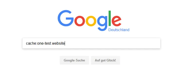 Google’s search bar with the command entered to load a website from the search engine’s cache Google’s search bar with the command entered to load a website from the search engine’s cache