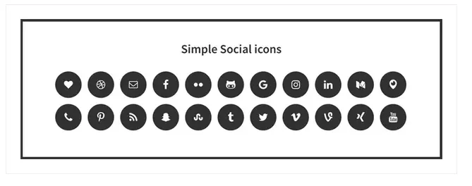 Image: Website of StudioPress, the developer of Simple Social Icons