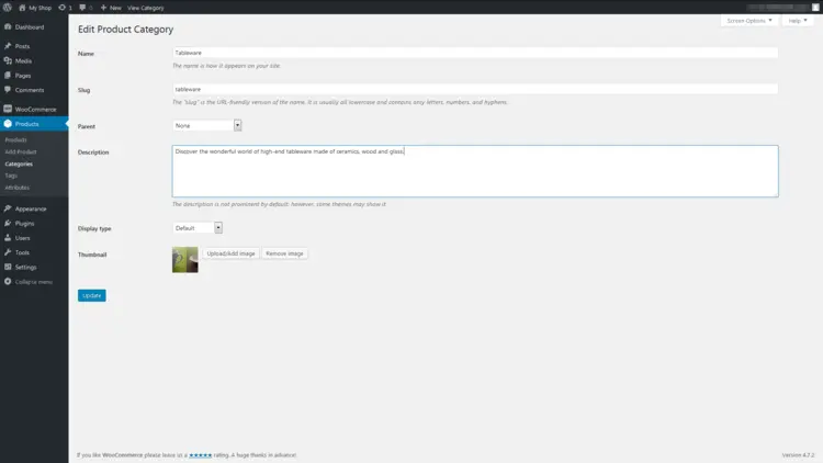 WooCommerce plugin – product category menu WooCommerce plugin – product category menu