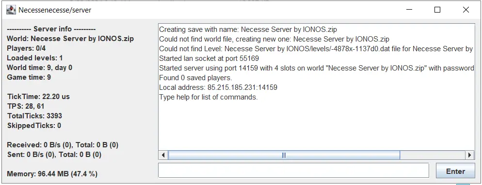 Necesse Server Wizard Image: Necesse Server Wizard