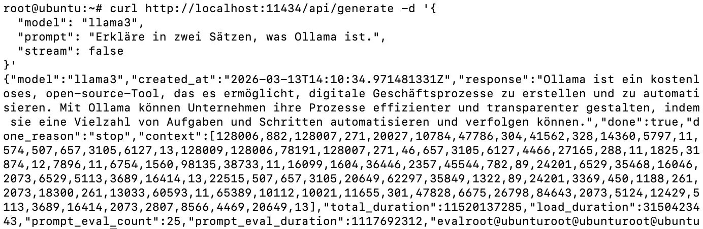 Ollama API Request Image: Ollama API Request