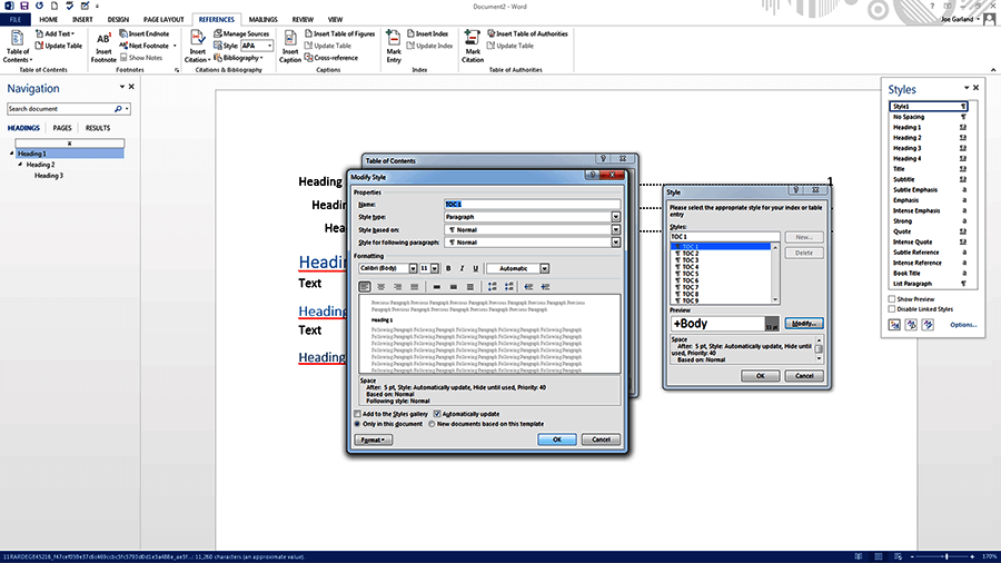 Word Styles: Creating and Modifying Styles in Word - IONOS