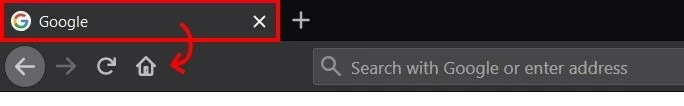 Firefox: set homepage via toolbar