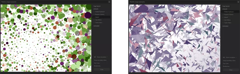 Image: Test the color palette