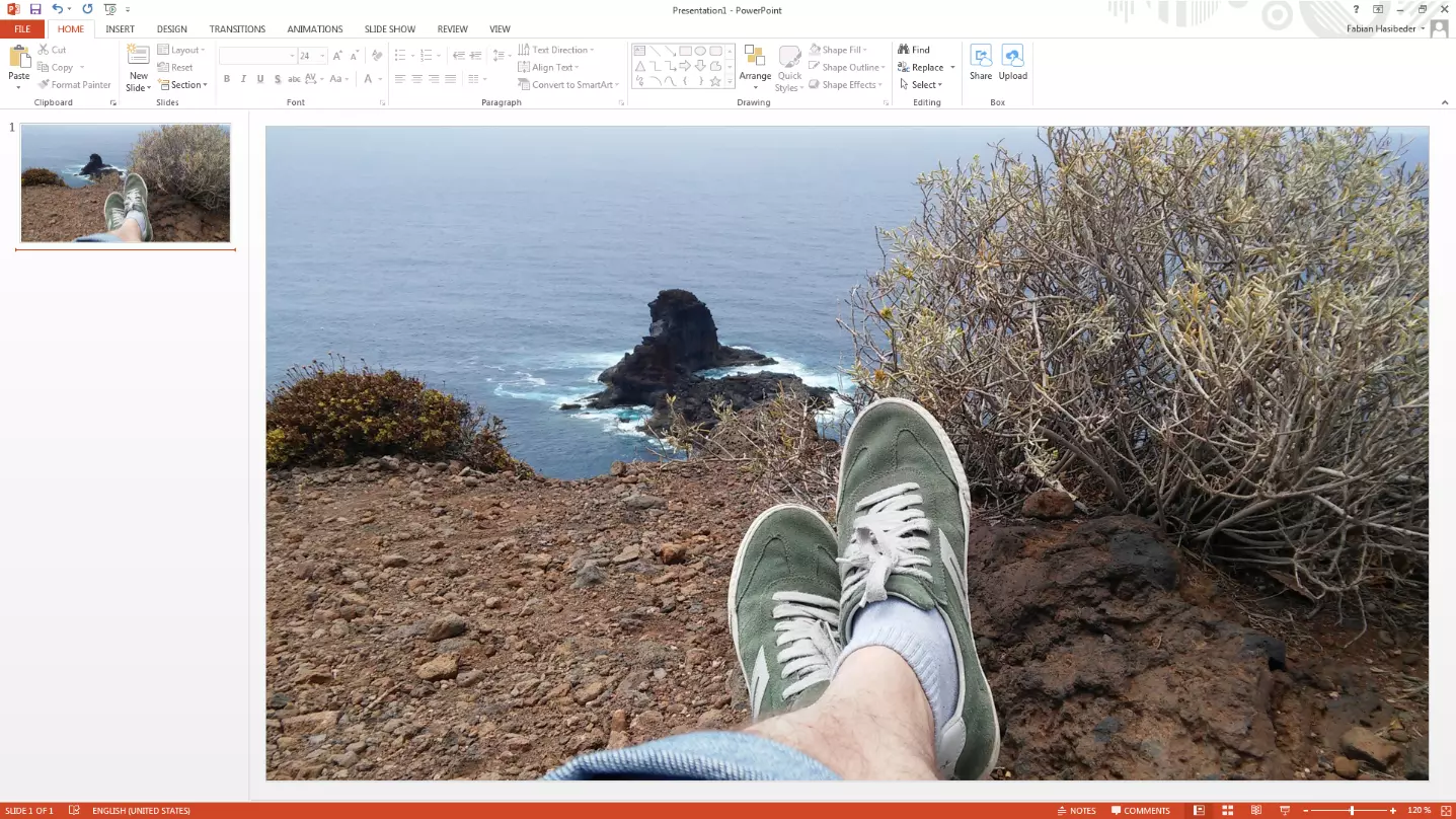Image: Background in PowerPoint