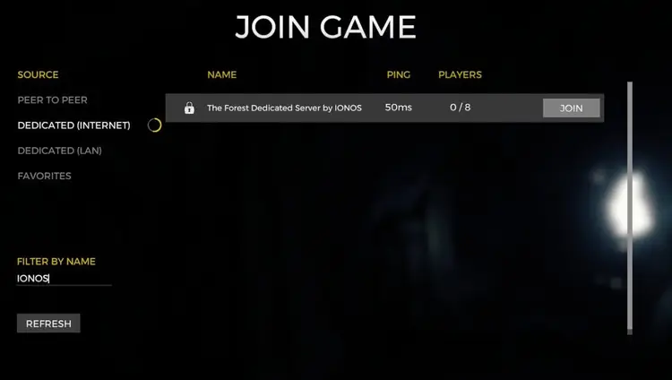 Screenshot from The Forest: Hosted Dedicated Server in Server Listing Screenshot from The Forest: Hosted Dedicated Server in Server Listing