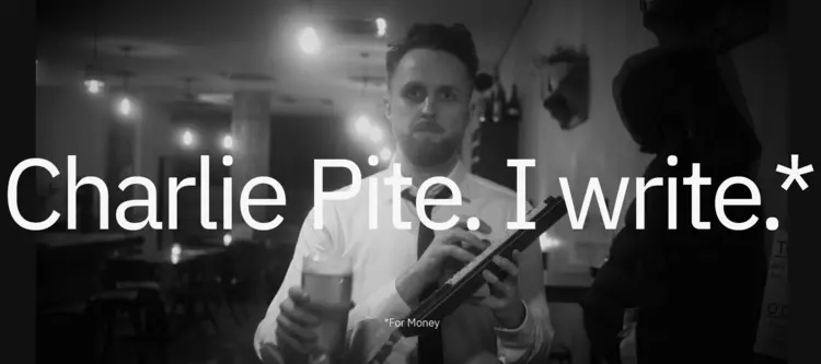 Screenshot of charliepite.com Screenshot of charliepite.com