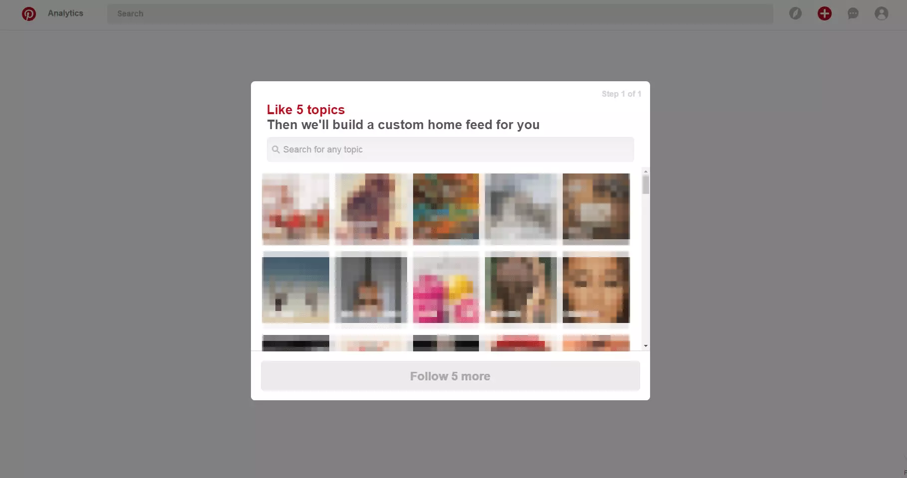 Image: Pick some topics that are related to your brand