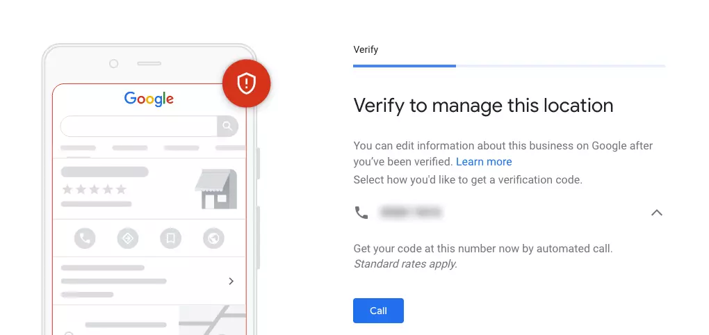 Image: Register Google My Business: confirm location