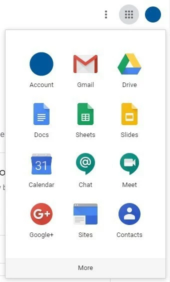 Image: Open your Google Account