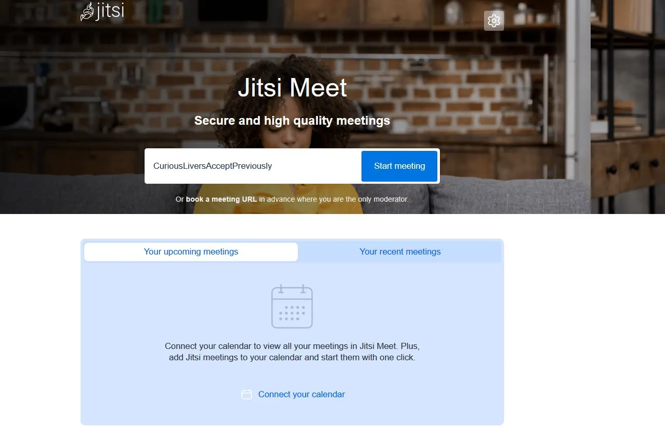 Image: Use Jitsi directly in the browser