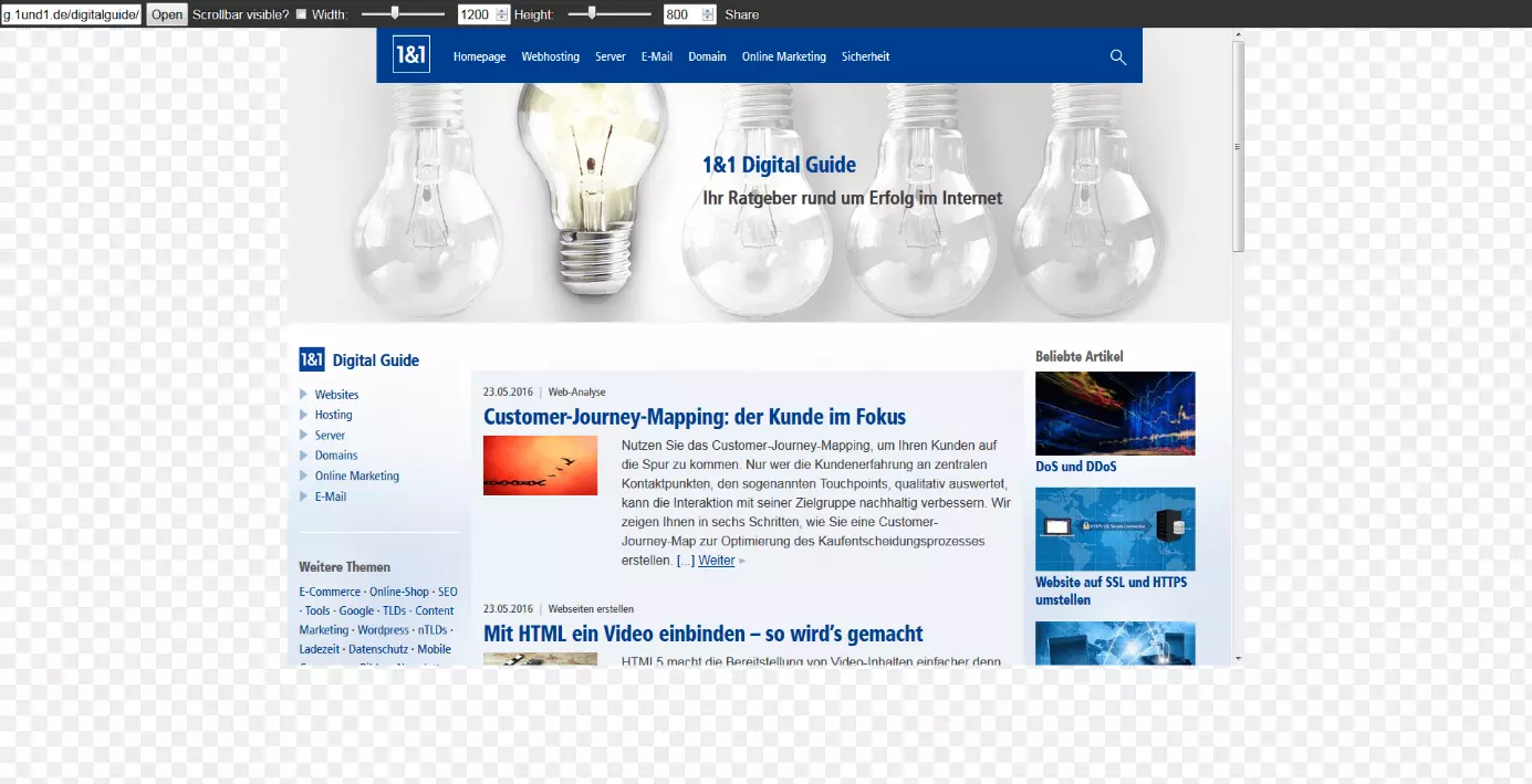 Image: responsivepx Vorstellung