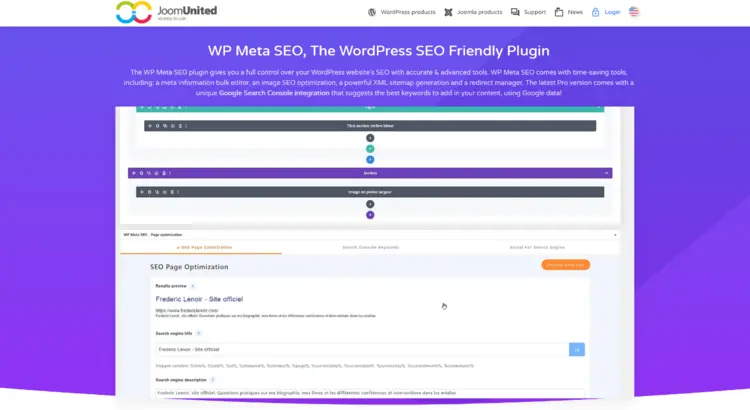 Website of WordPress extension WP Meta SEO Website of WordPress extension WP Meta SEO