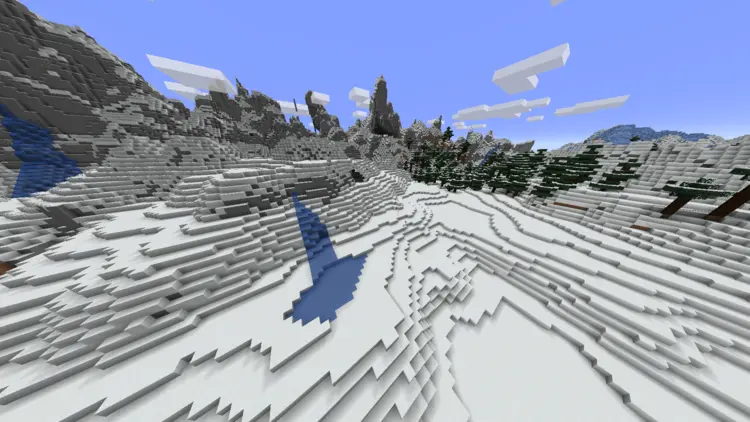 Mountain range -7649949940957896961 screenshot from Minecraft Mountain range -7649949940957896961 screenshot from Minecraft