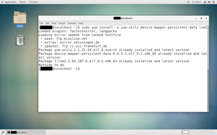Display after dependencies have been installed Display after dependencies have been installed