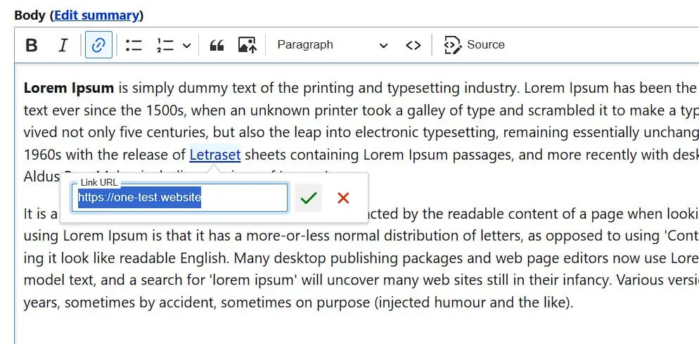 Create Link in Drupal Image: Create Link in Drupal
