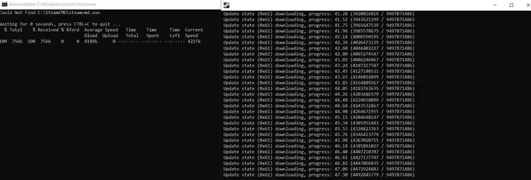 Downloading the files required for the server Downloading the files required for the server