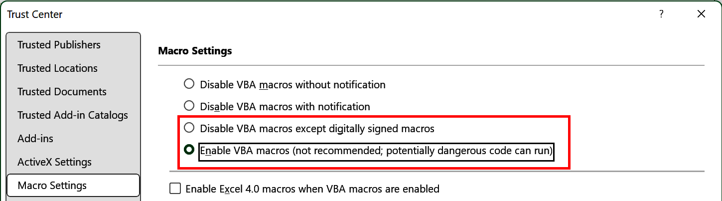 How to enable macros in Excel - IONOS