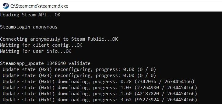 SteamCMD: Frozen Flame server installation SteamCMD: Frozen Flame server installation